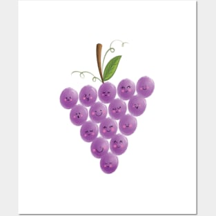 Purple Grapes Posters and Art